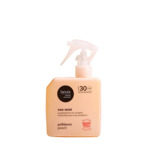Ροδάκινο | Sun Mist SPF 30, LAOUTA, 200ml