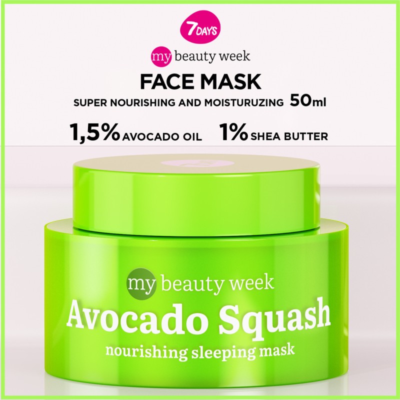 Avocado Squash Nourish Sleeping Mask, 50ML, 7DAYS MB
