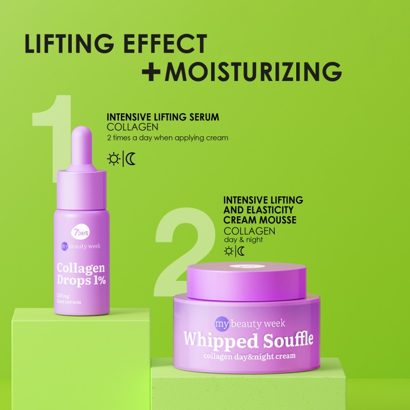 Whipped Collagen, Day Night Cream, 50ML, 7DAYS MB