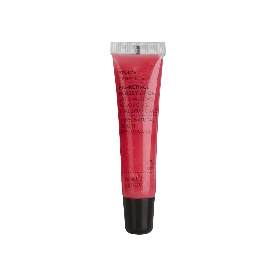 Bio-Retinol Glossy Lip Oil, Έλαιο Χειλιών με Ρετινόλη, 15ml, EVOLVE