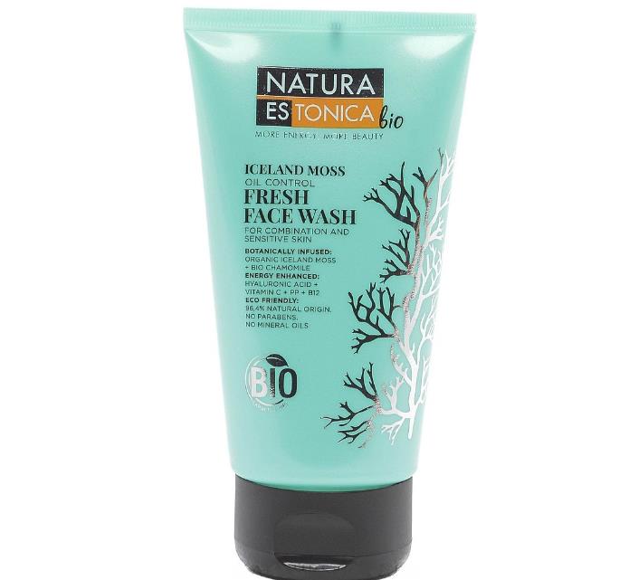 Natura Estonica Καθαριστικό προσώπου Iceland Moss , για μεικτές και ευαίσθητες επιδερμίδες , 150ml.