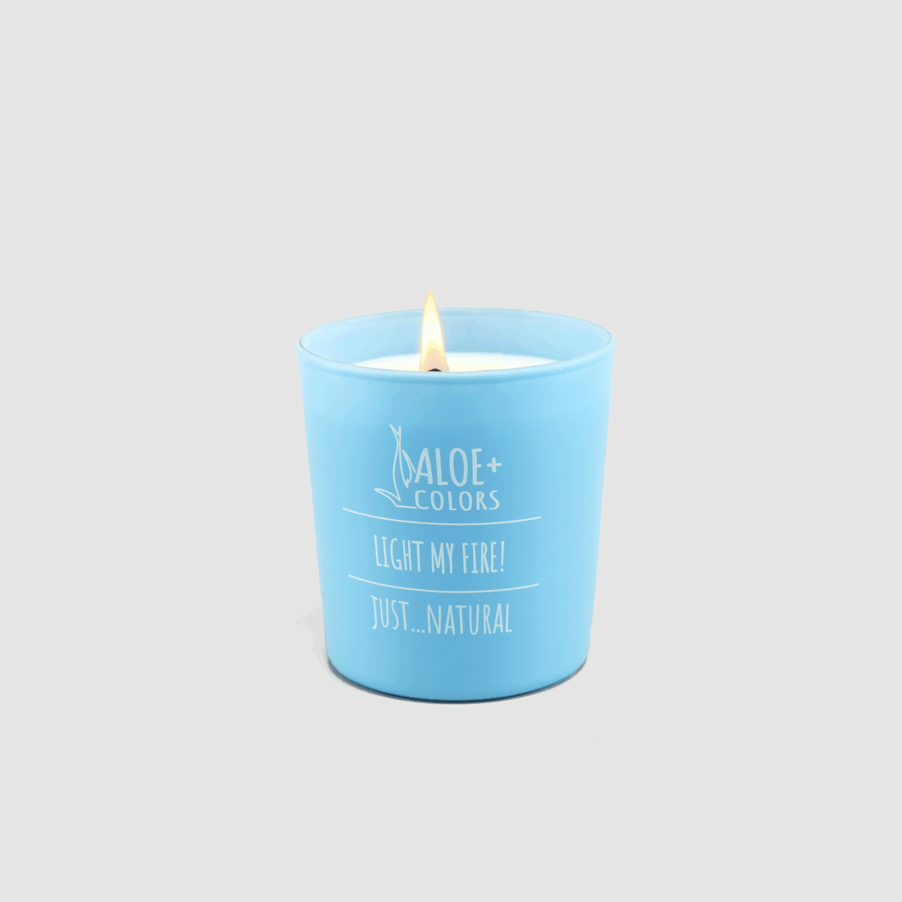 Scented Soy Candle Just Natural, ALOE PLUS