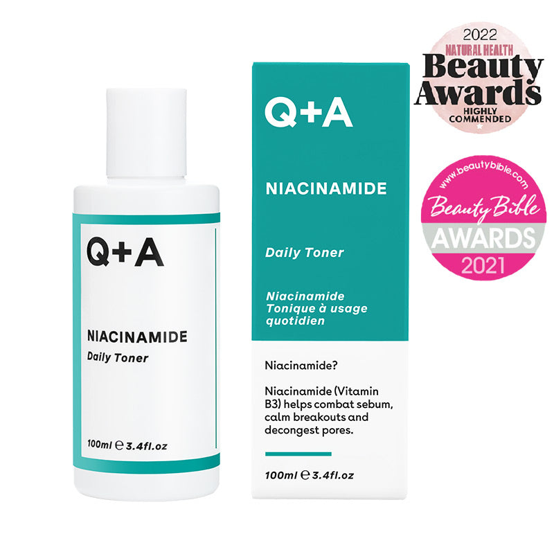 Τονωτική Λοσιόν με Νιασιναμίδη – Niacinamide Daily Toner, 100ml, Q+A