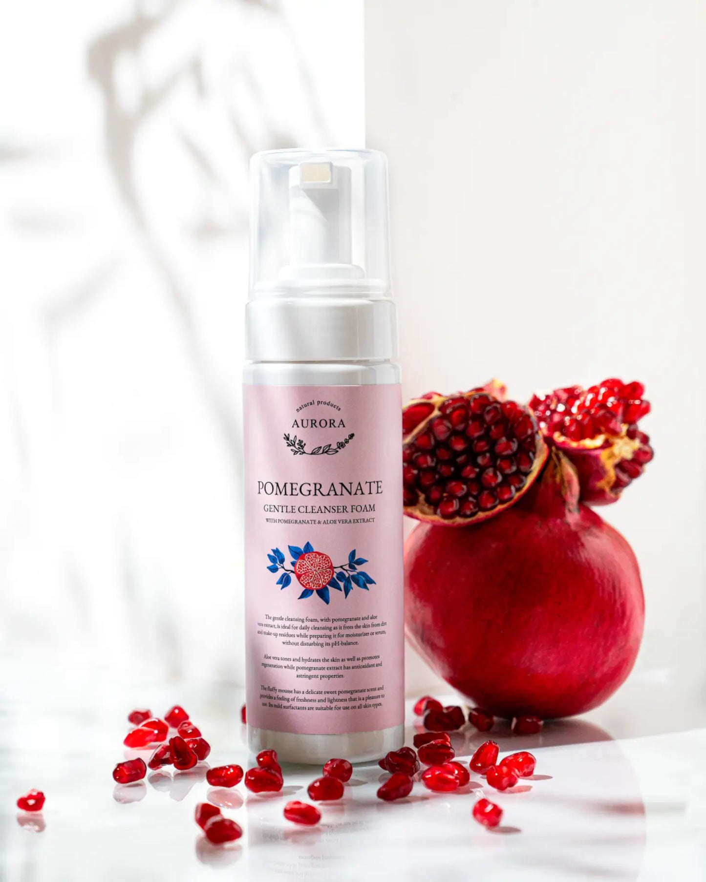 POMEGRANATE GENTLE CLEANSER FOAM, 150 ML, AURORA