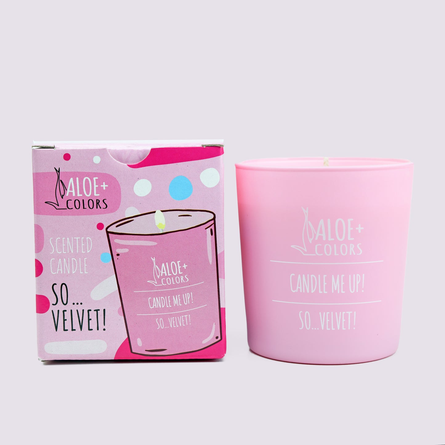 Scented Soy Candle So Velvet, ALOE PLUS