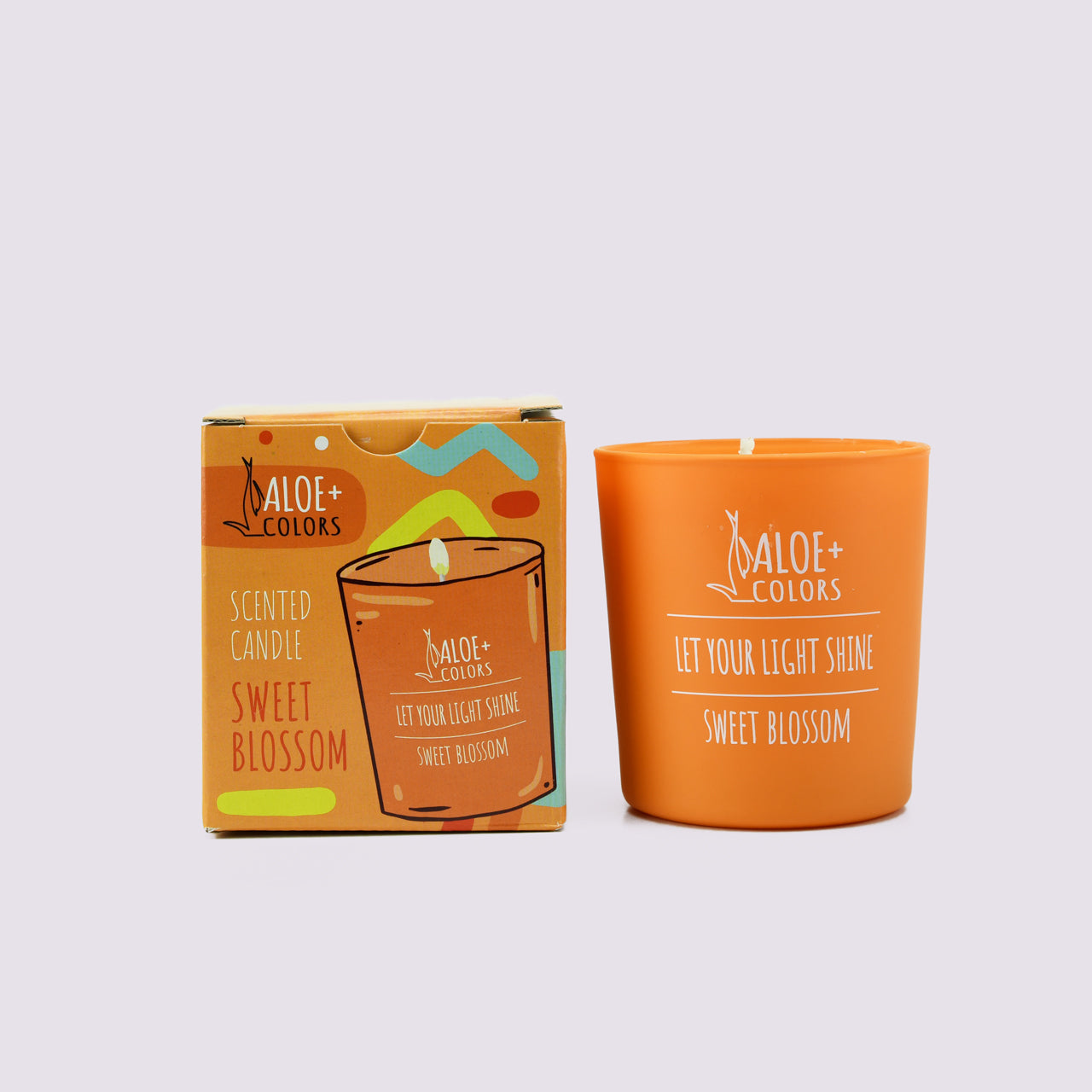 Scented Soy Candle Sweet Blossom, ALOE PLUS