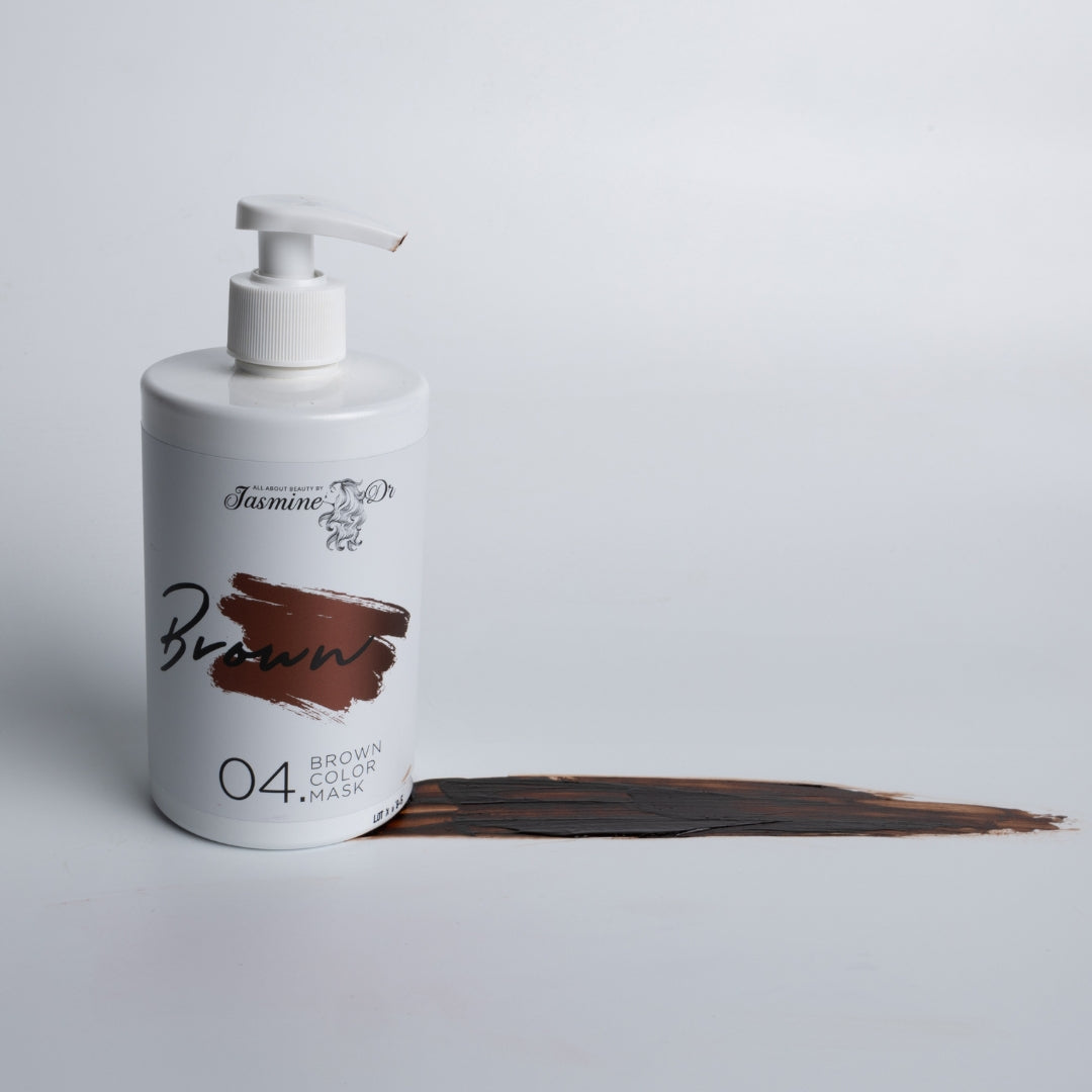 Χρωμομάσκα Brown, JASMINE DR, 500ml
