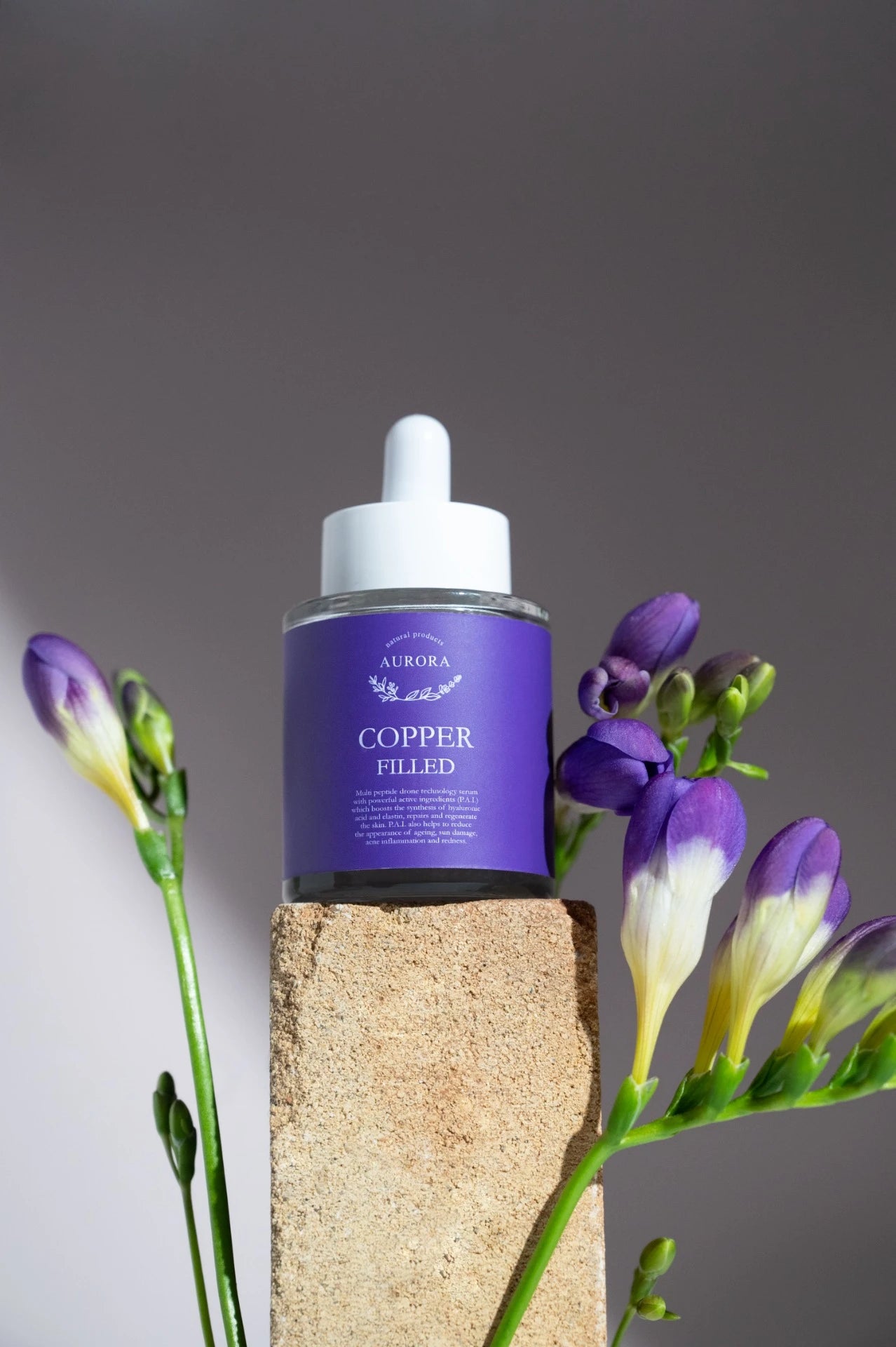 COPPER FILLED FACE SERUM, 30ML, AURORA