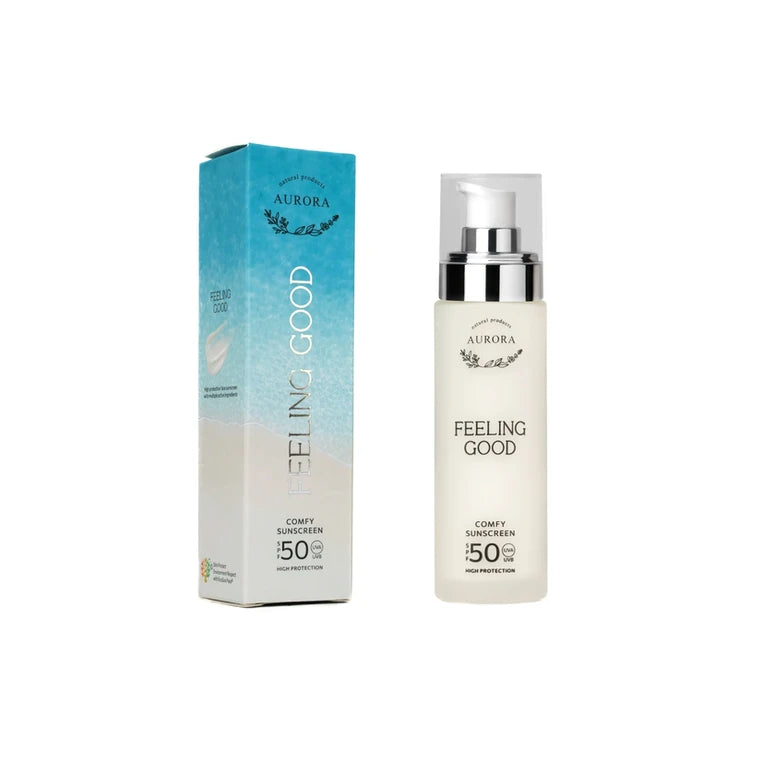 Feeling Good Comfy Sunscreen SPF50, AURORA, 50ML