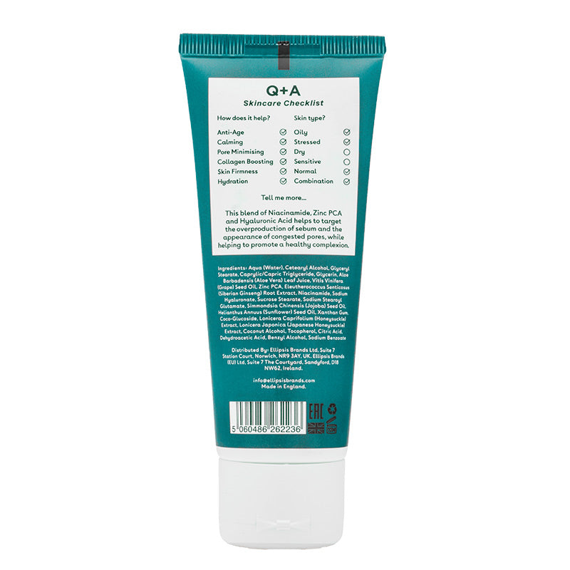 Ενυδατική Κρέμα με Ψευδάργυρο – Zinc PCA Daily Moisturiser, 75ml, Q+A