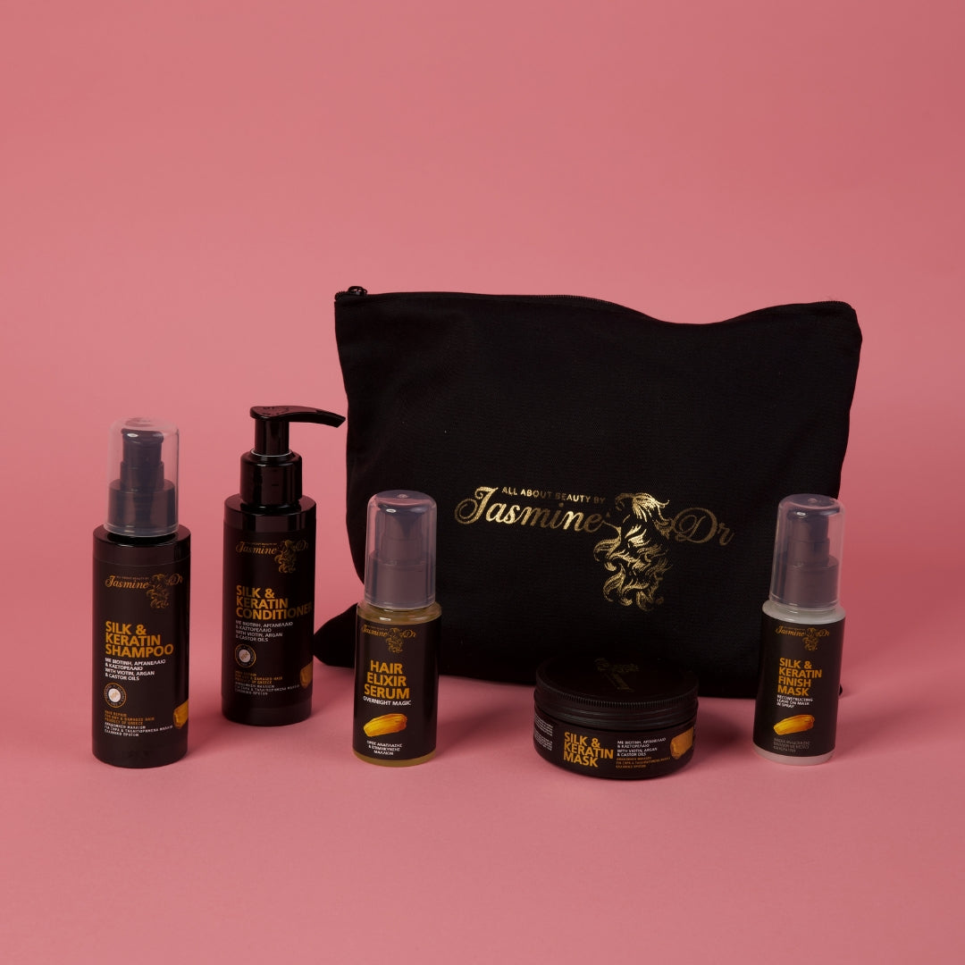 Travel Size Set Silk & Keratin, JASMINE DR, 5 products
