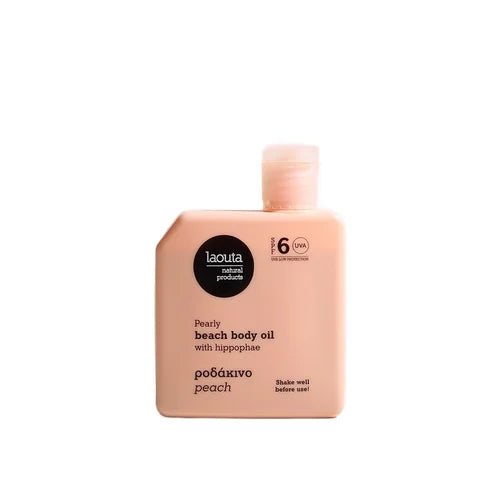 Ροδάκινο | Beach body Oil with Hippophae, LAOUTA, 100ml