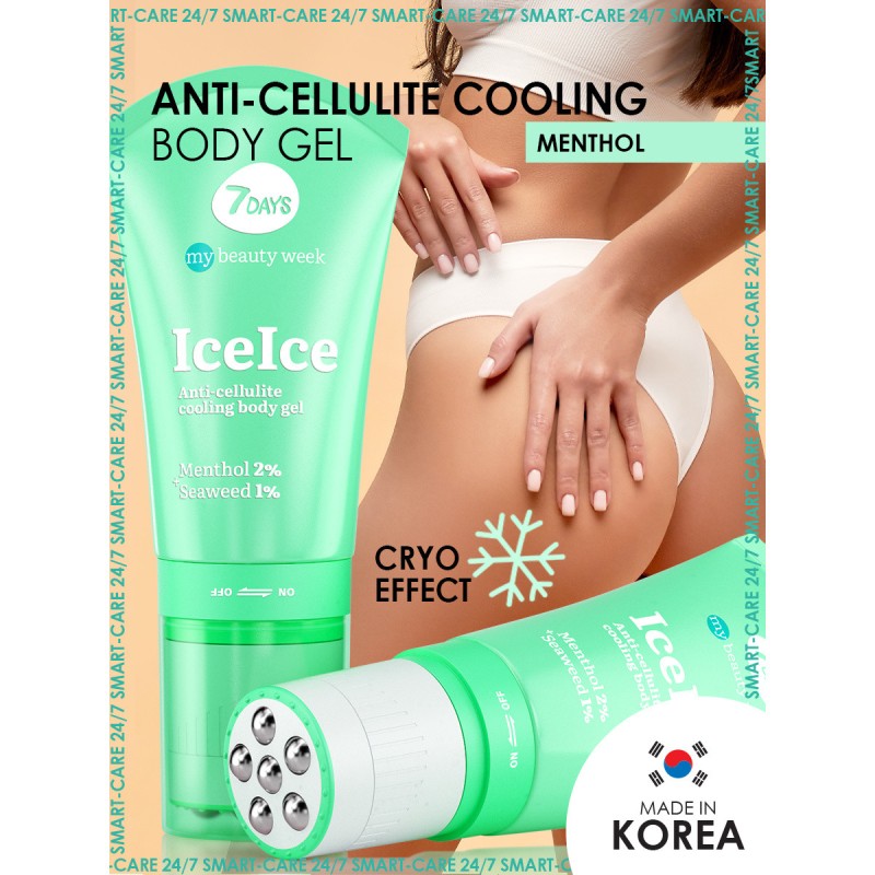 Anti-cellulite cooling, Body gel, ICE ICE COOL, 130ML, 7DAYS