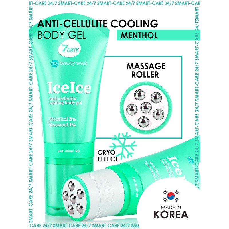 Anti-cellulite cooling, Body gel, ICE ICE COOL, 130ML, 7DAYS