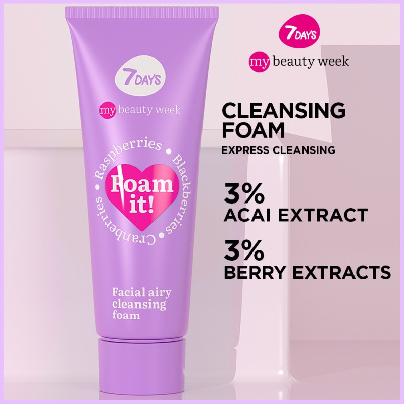 Foam It, Facial Airy Cleansing Foam, 80ML, 7DAYS