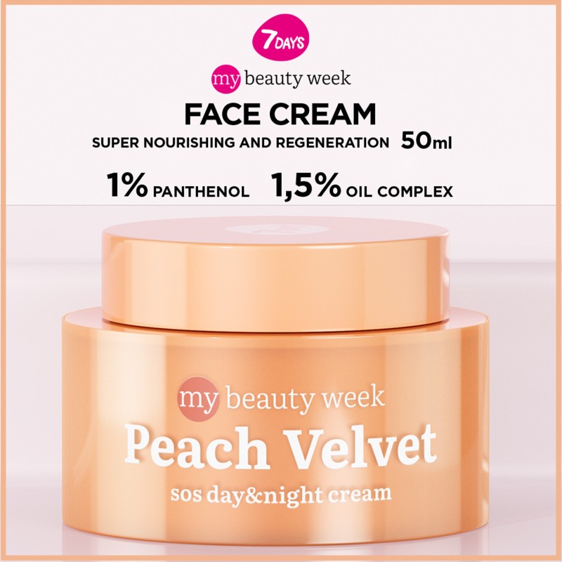 Peach Velvet SOS, Day Night Cream, 50ML, 7DAYS MB