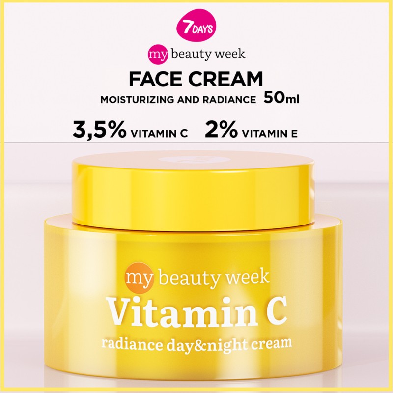 Vitamin C Radiance Day Night Cream, 50ML, 7DAYS MB