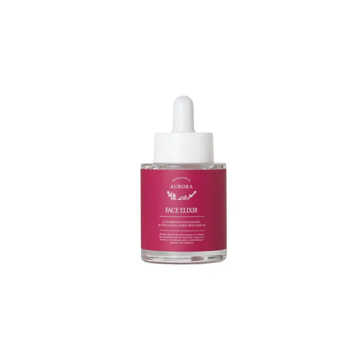 FACE ELIXIR, WITH 12% HYALURONIC ACID AND COLLAGEN, 30ML, AURORA